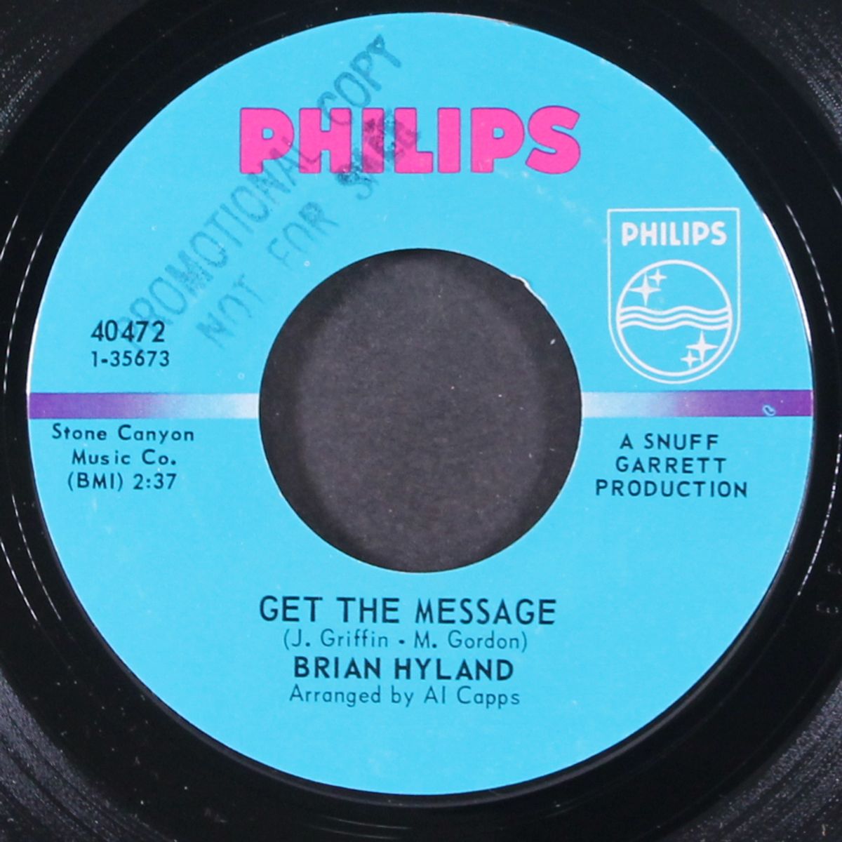 get the message / kinda groovy by BRIAN HYLAND