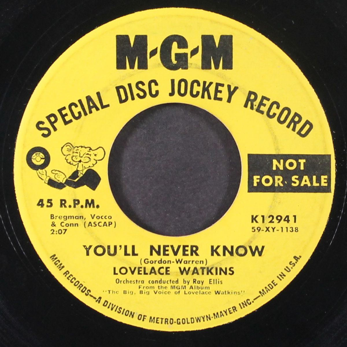 but not for me / you'll never know by LOVELACE WATKINS