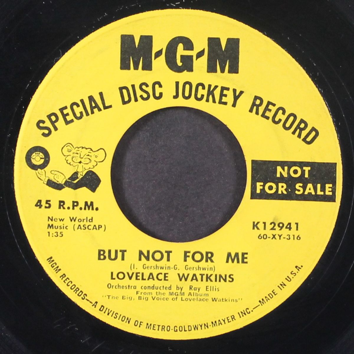 but not for me / you'll never know by LOVELACE WATKINS