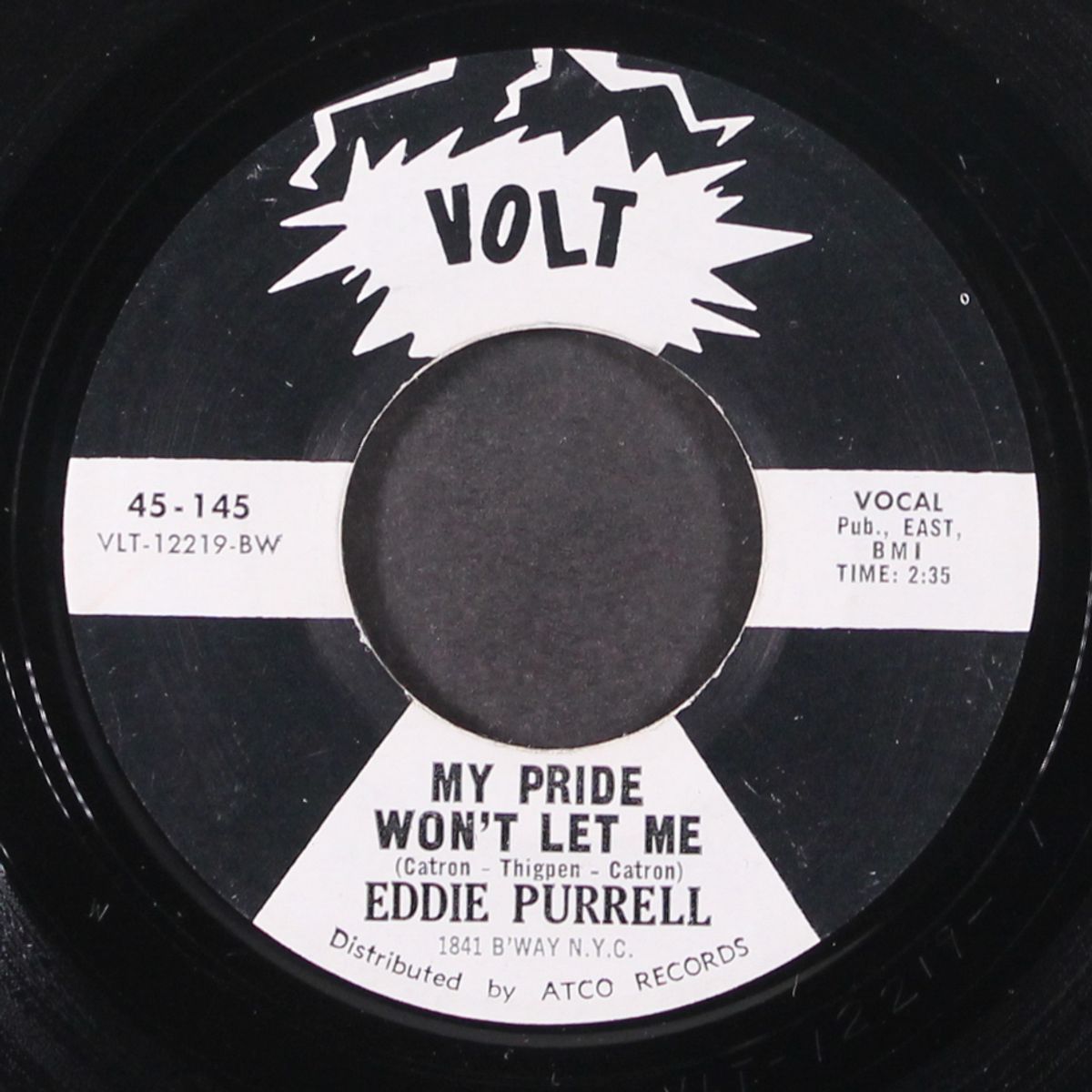 the spoiler / my pride won't let me by EDDIE PURRELL