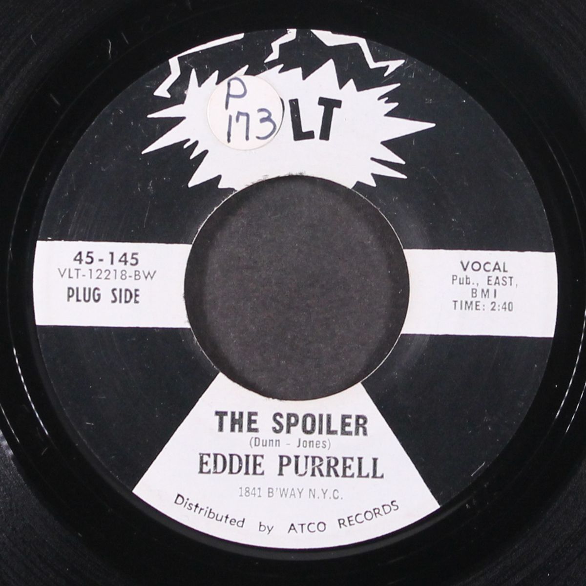 the spoiler / my pride won't let me by EDDIE PURRELL