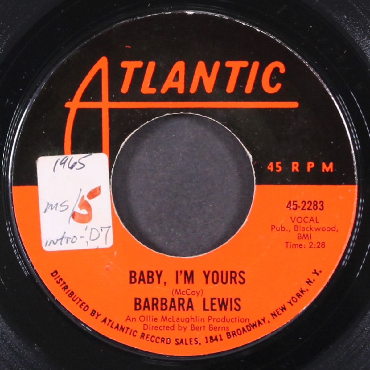 baby, i'm yours / i say love by BARBARA LEWIS