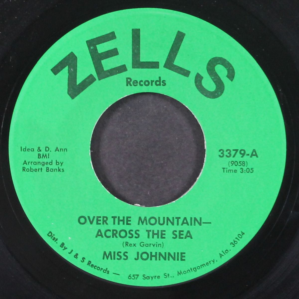 over the mountain - across the sea / let sleeping dogs lie by MISS JOHNNIE