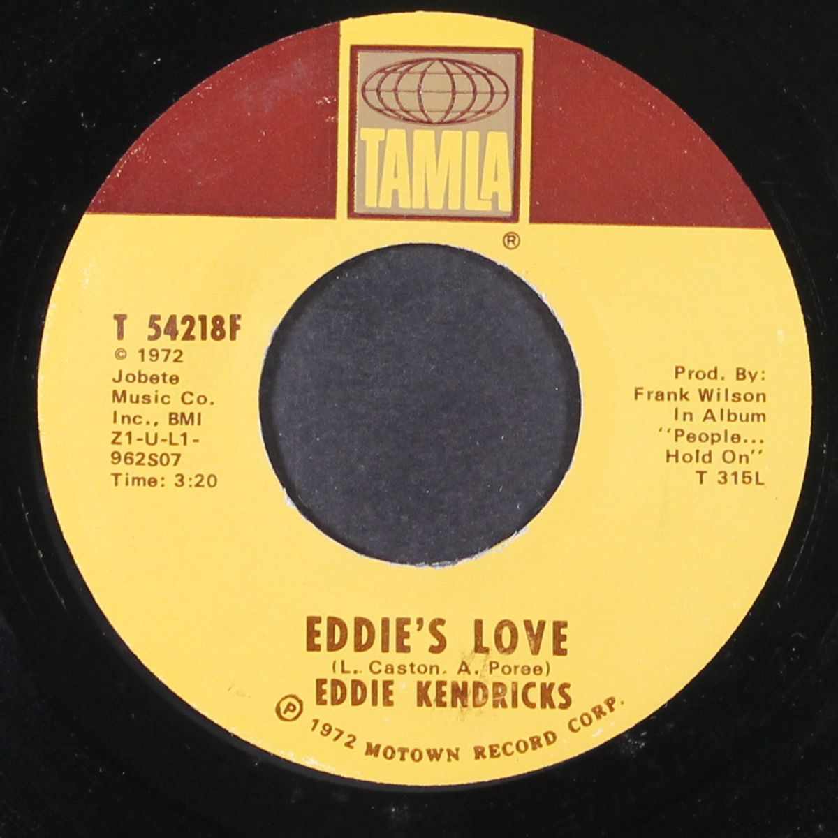 let me run into your lonely heart / eddie's love by EDDIE KENDRICKS