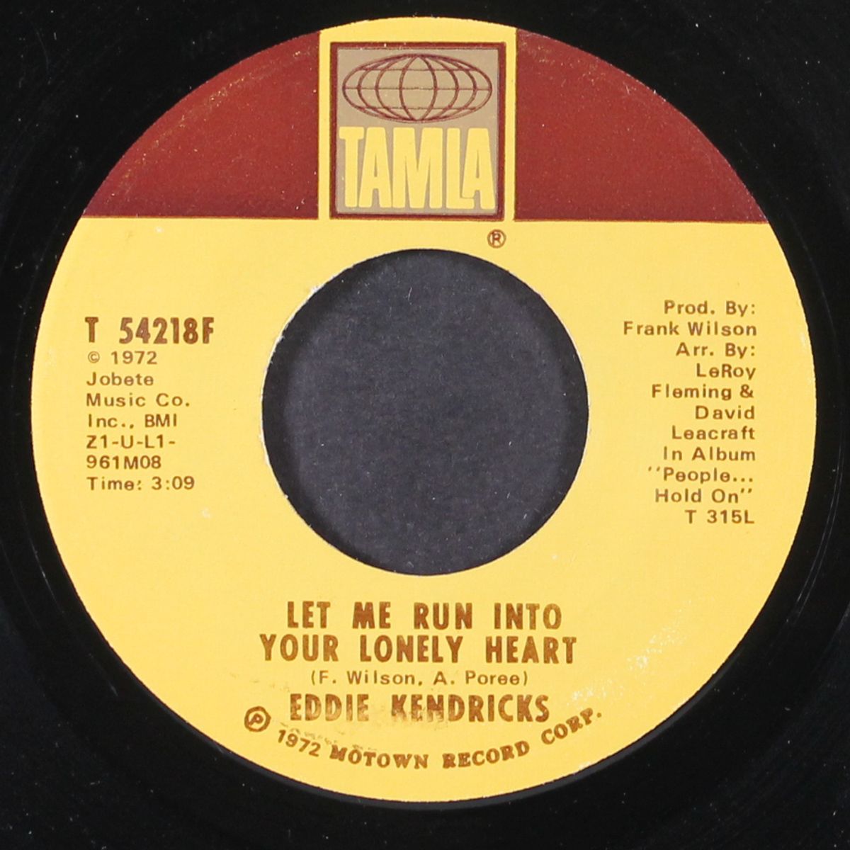 let me run into your lonely heart / eddie's love by EDDIE KENDRICKS