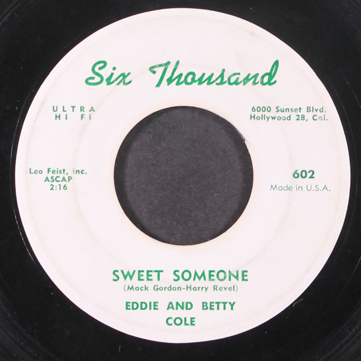 sweet someone / one little dream of you by EDDIE & BETTY