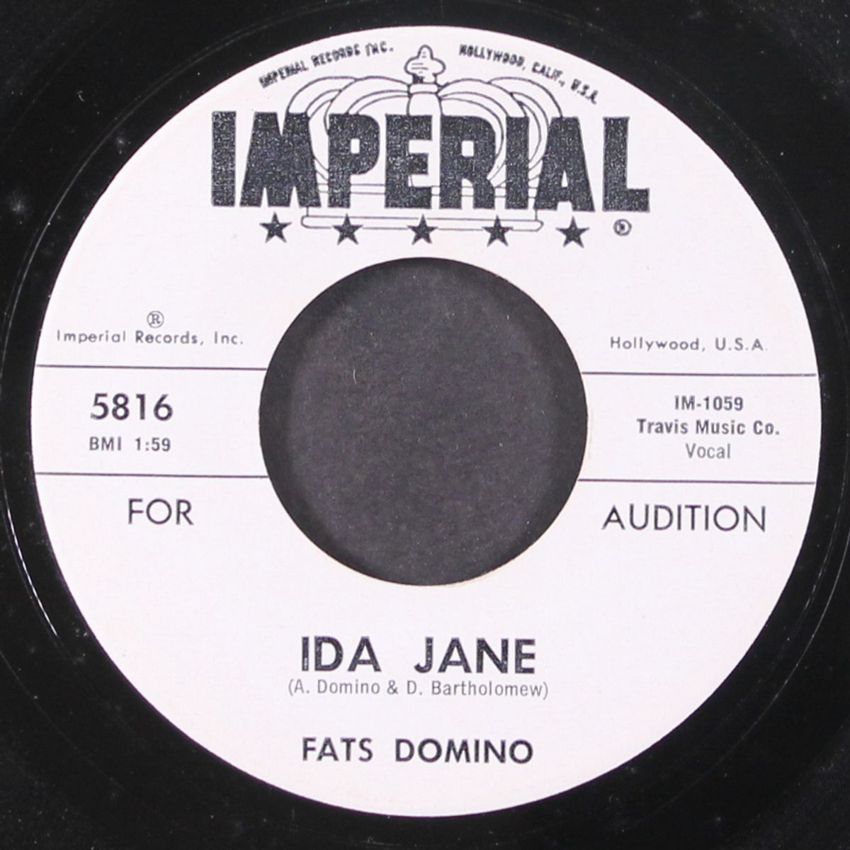 you win again / ida jane by FATS DOMINO