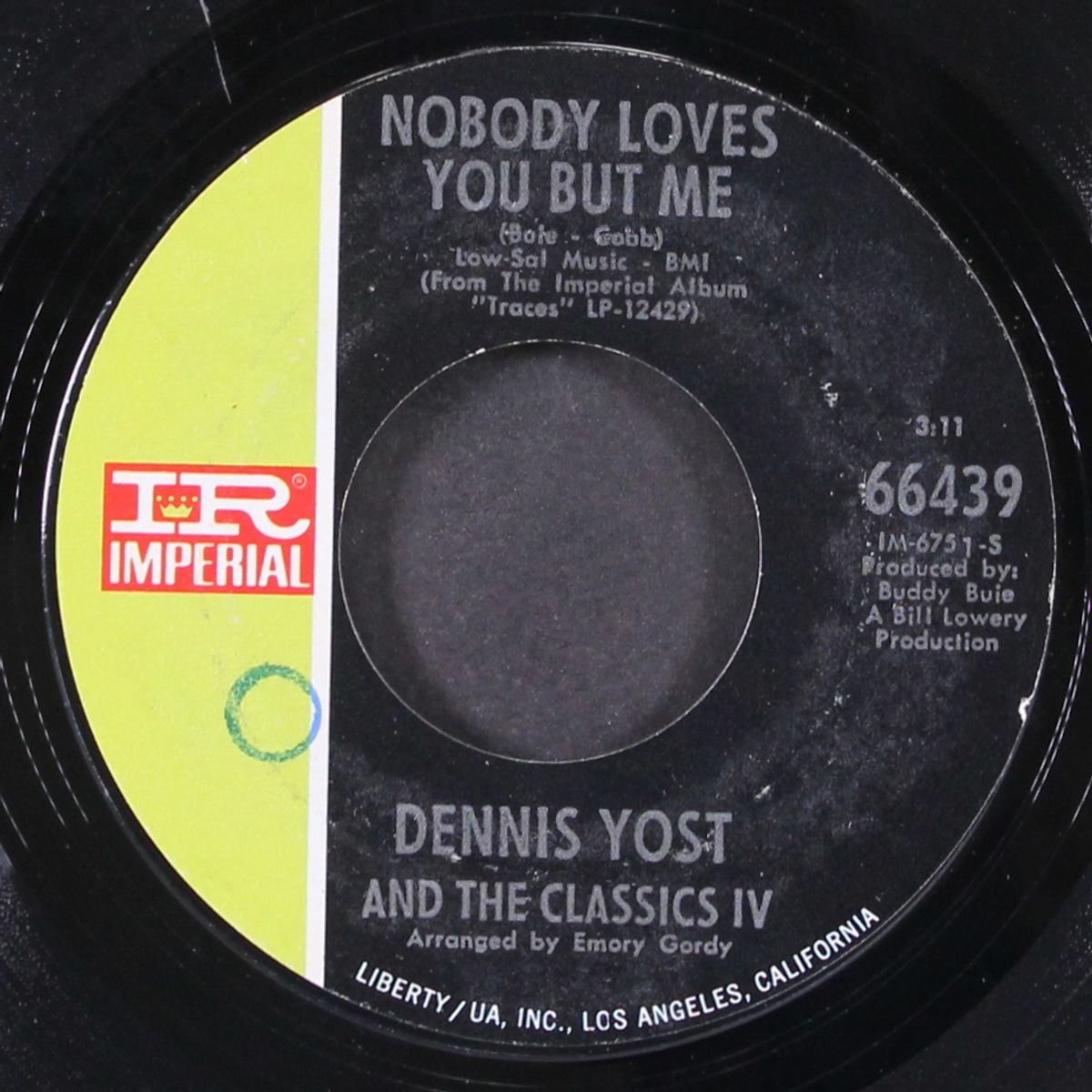 the funniest thing / nobody loves you but me by DENNIS YOST & CLASSICS IV