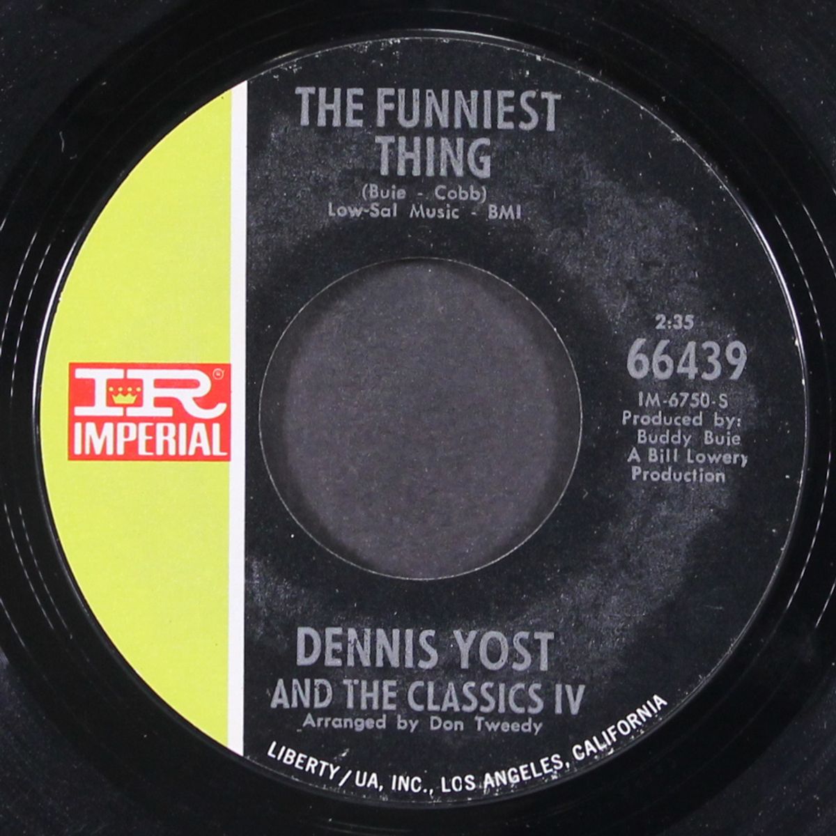 the funniest thing / nobody loves you but me by DENNIS YOST & CLASSICS IV