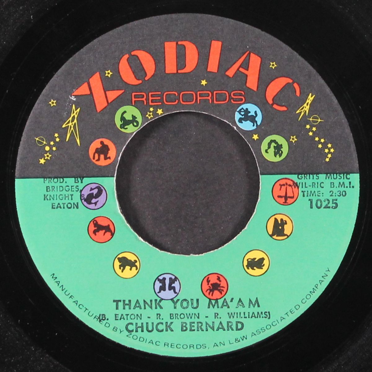 turn her loose / thank you ma'am by CHUCK BERNARD