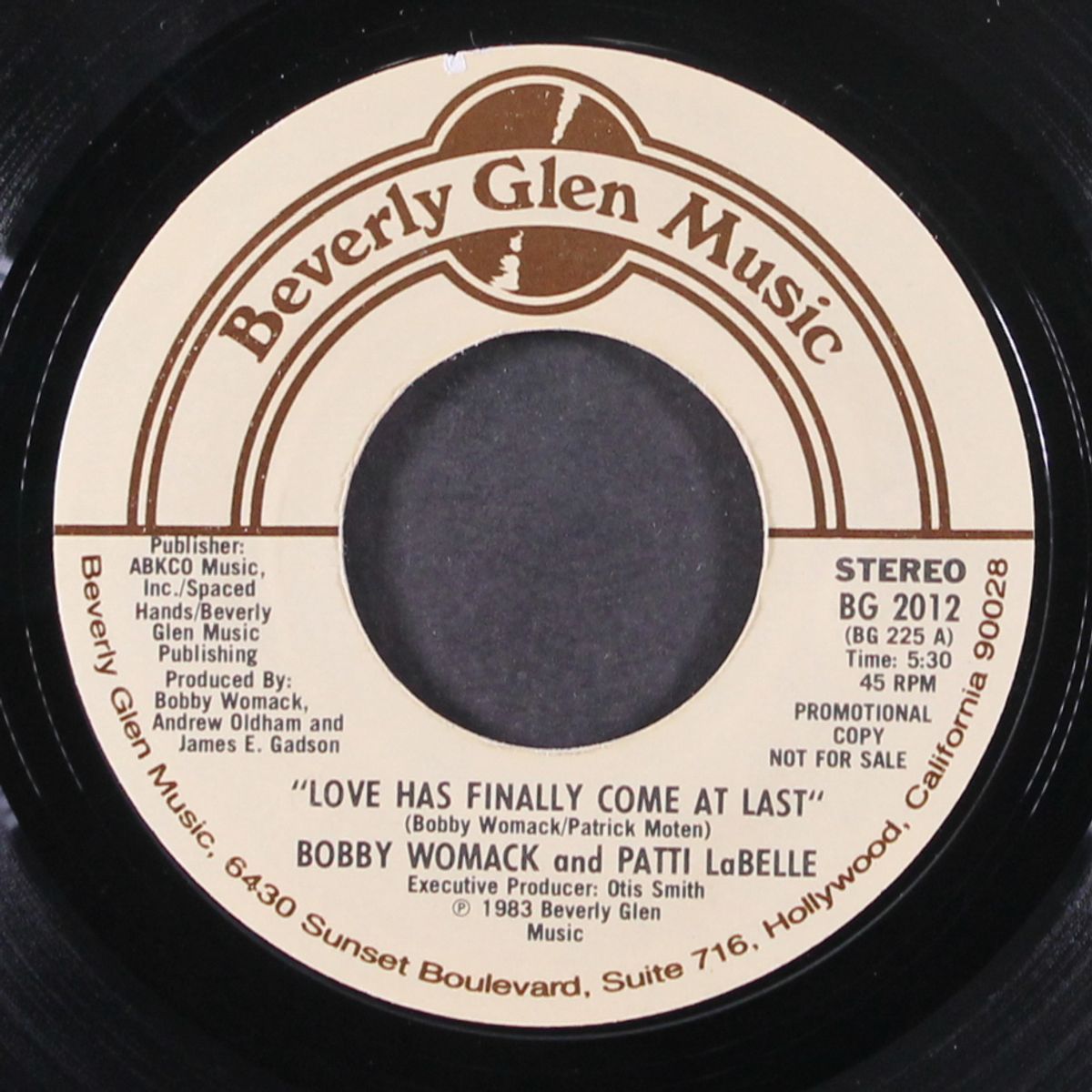 love has finally come at last / same by BOBBY WOMACK & PATTI LABELLE