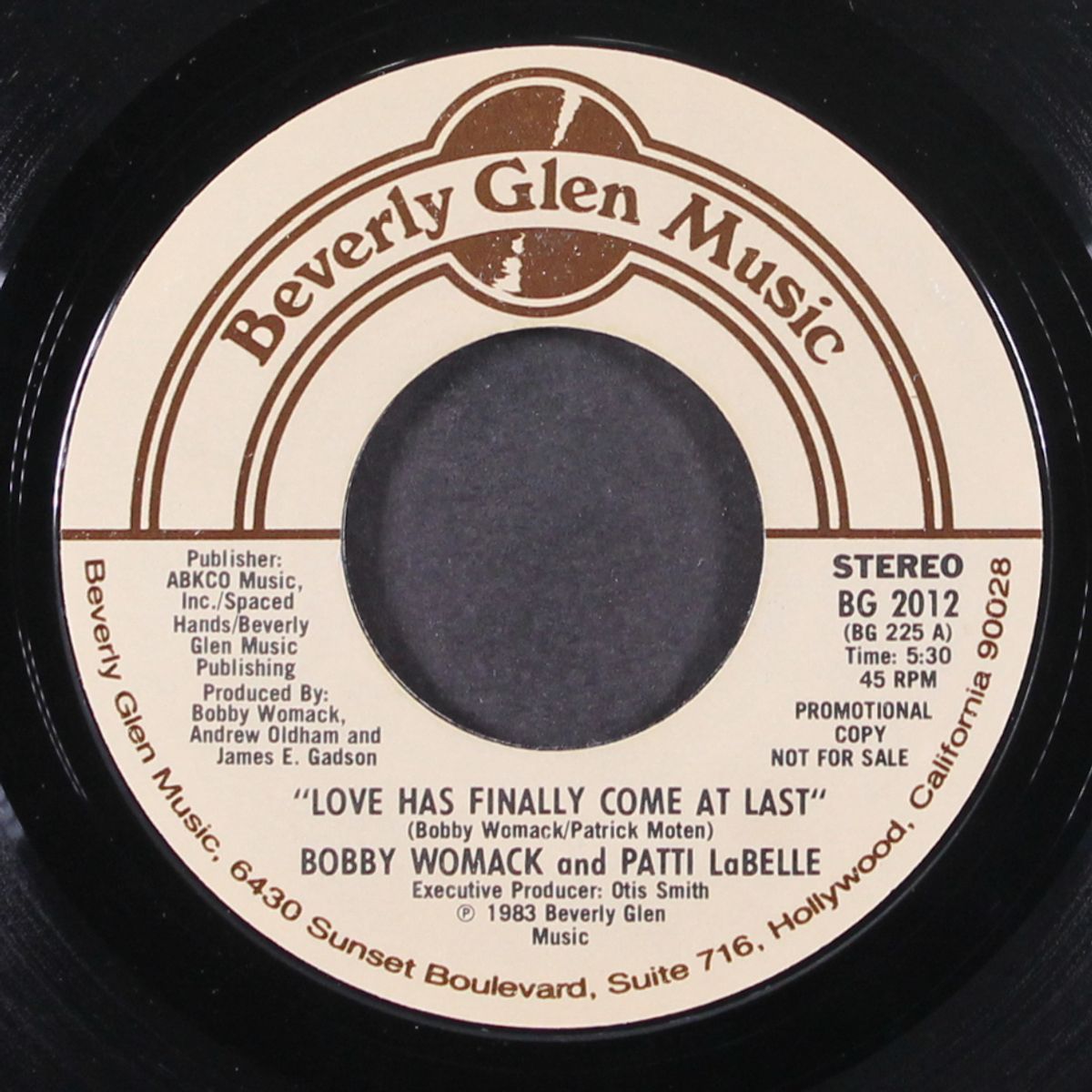 love has finally come at last / same by BOBBY WOMACK & PATTI LABELLE