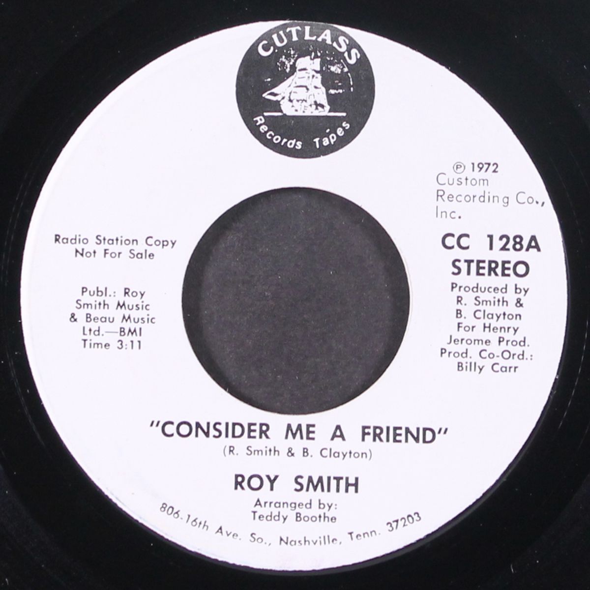 consider me a friend / every man has a dream by ROY SMITH