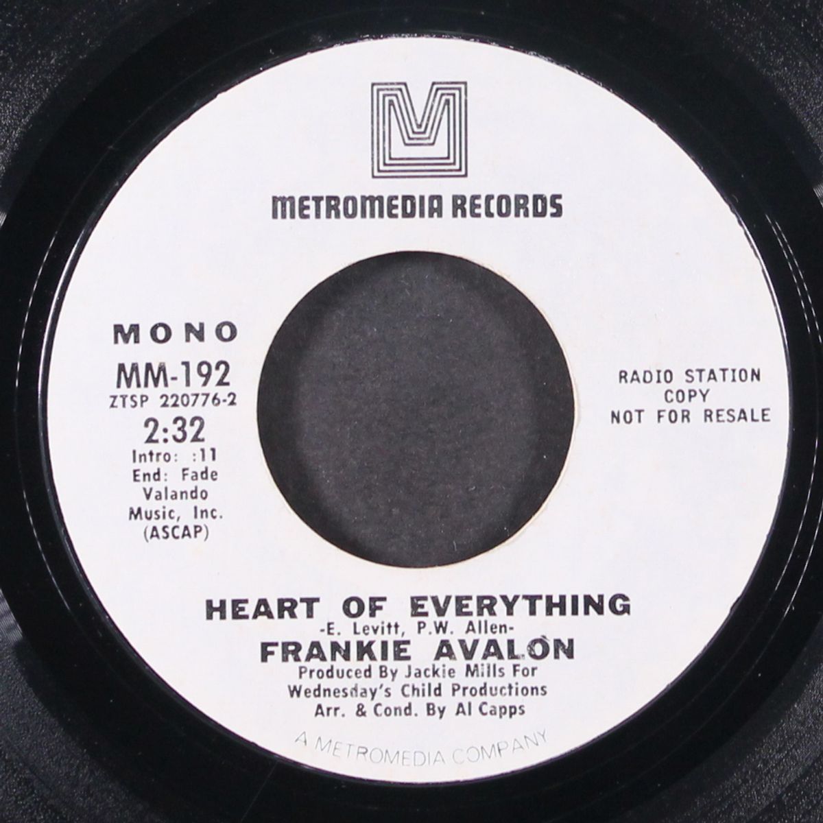 i want you near me / heart of everything by FRANKIE AVALON