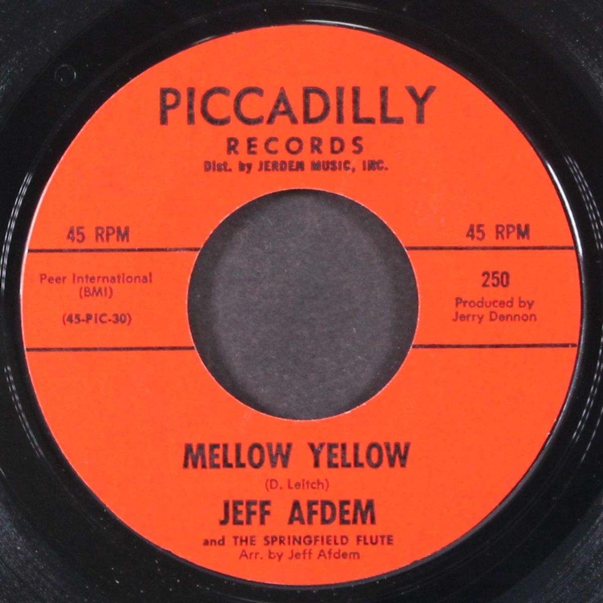 mellow yellow / same by JEFF AFDEM & SPRINGFIELD FLUTE