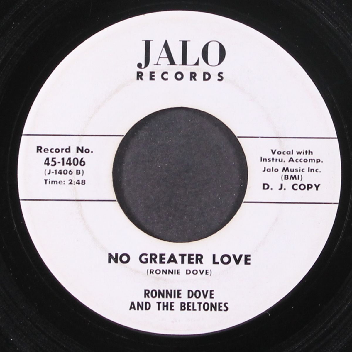 saddest song / no greater love by RONNIE DOVE & BELTONES