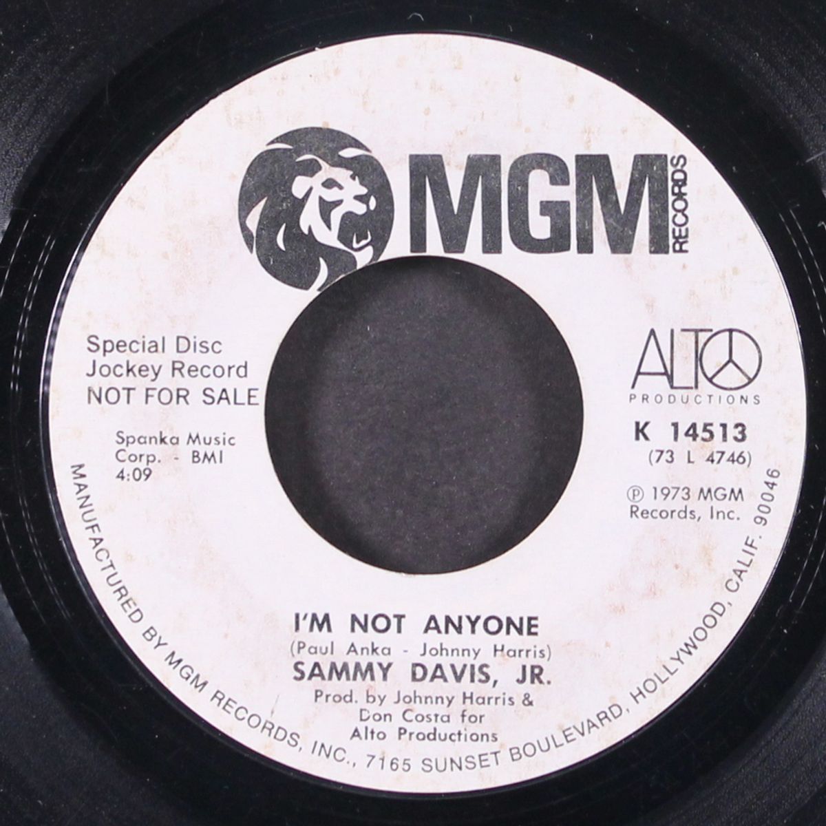 a legend in my time by SAMMY DAVIS, JR.