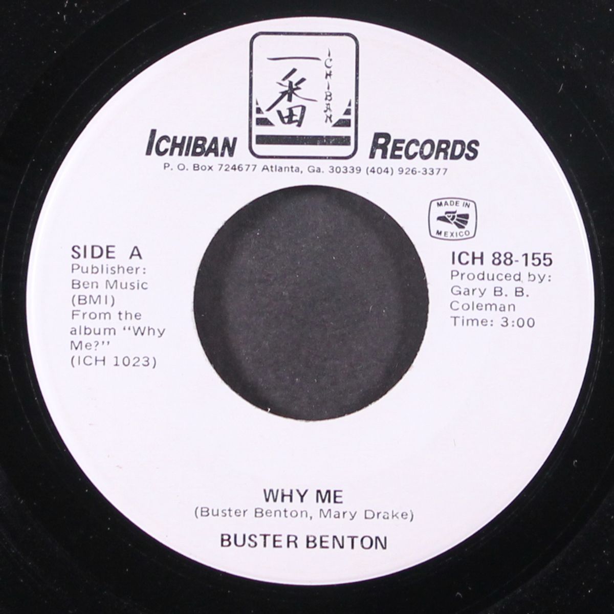 why me / you're my lady by BUSTER BENTON