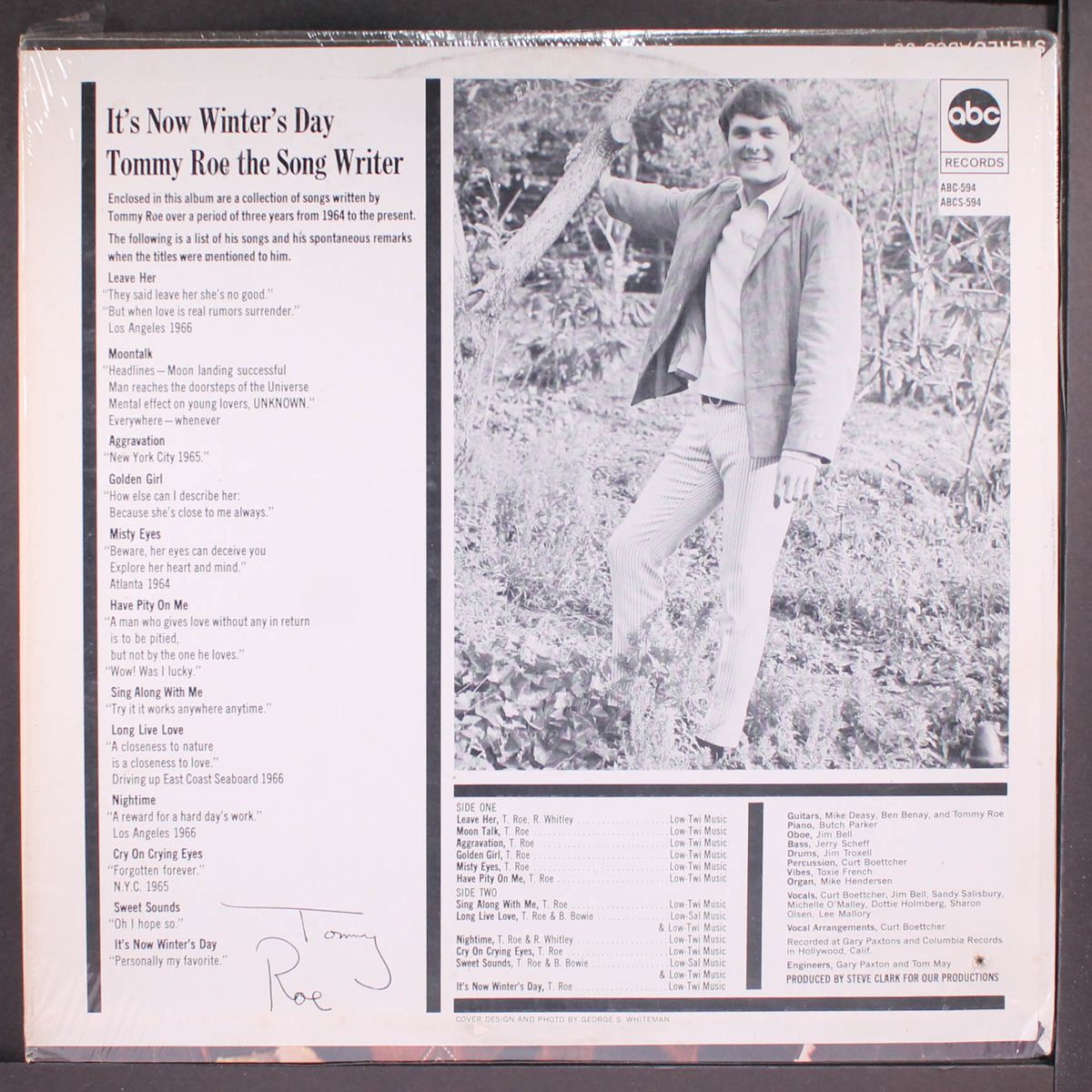 it's now winters day by TOMMY ROE