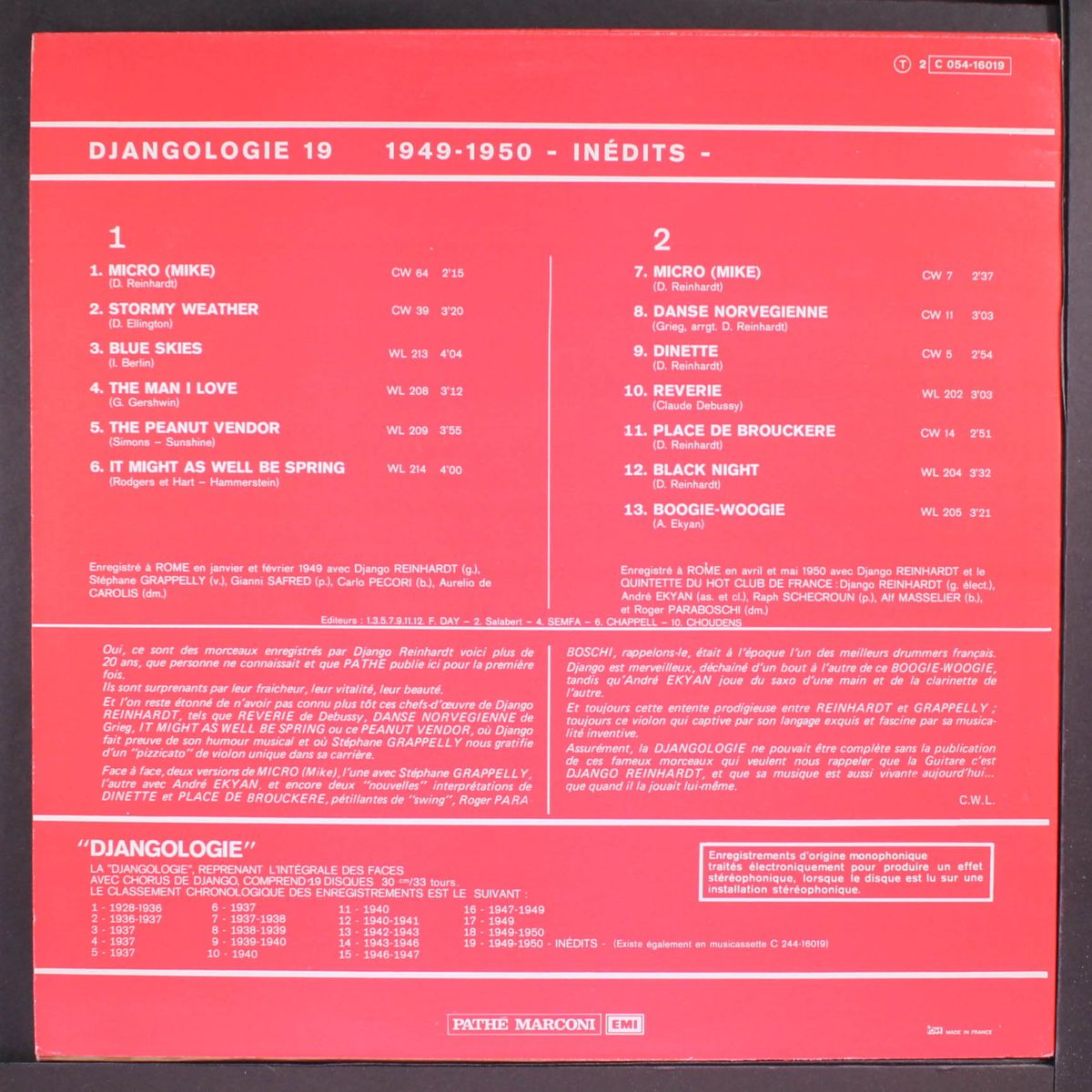 djangologie 19 by DJANGO REINHARDT
