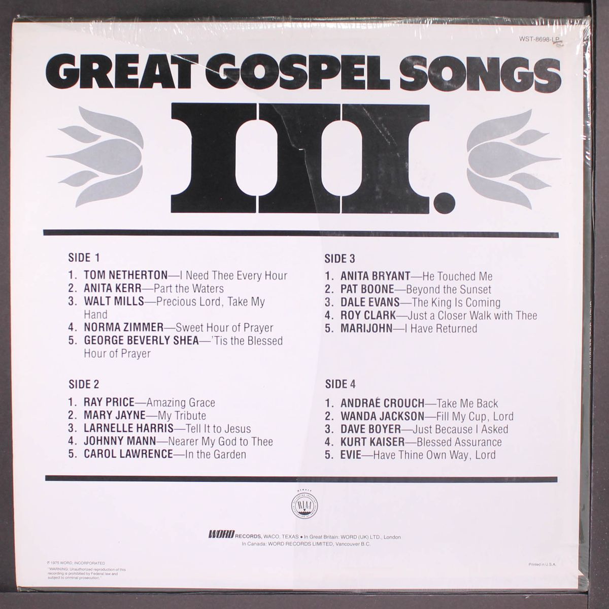 great gospel songs 3 by VARIOUS
