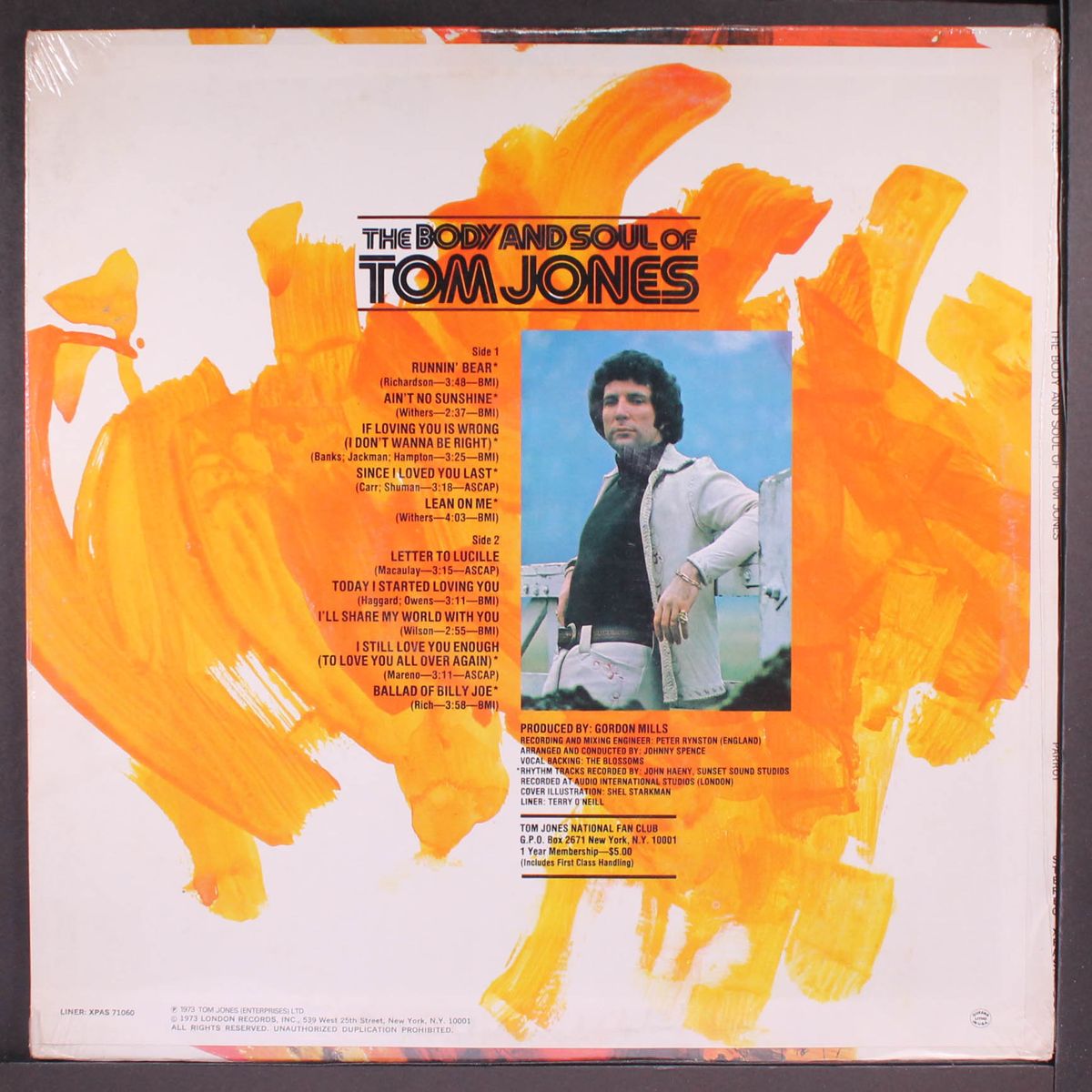 the body and soul of by TOM JONES
