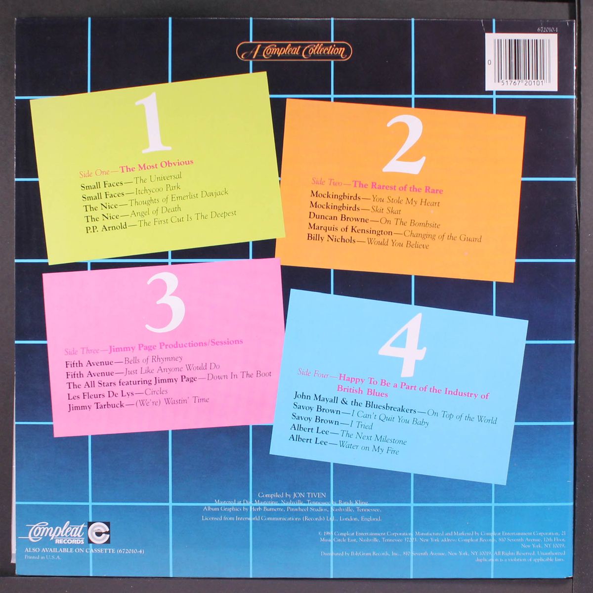 immediate a's & b's, the singles (a compleat collection) by VARIOUS