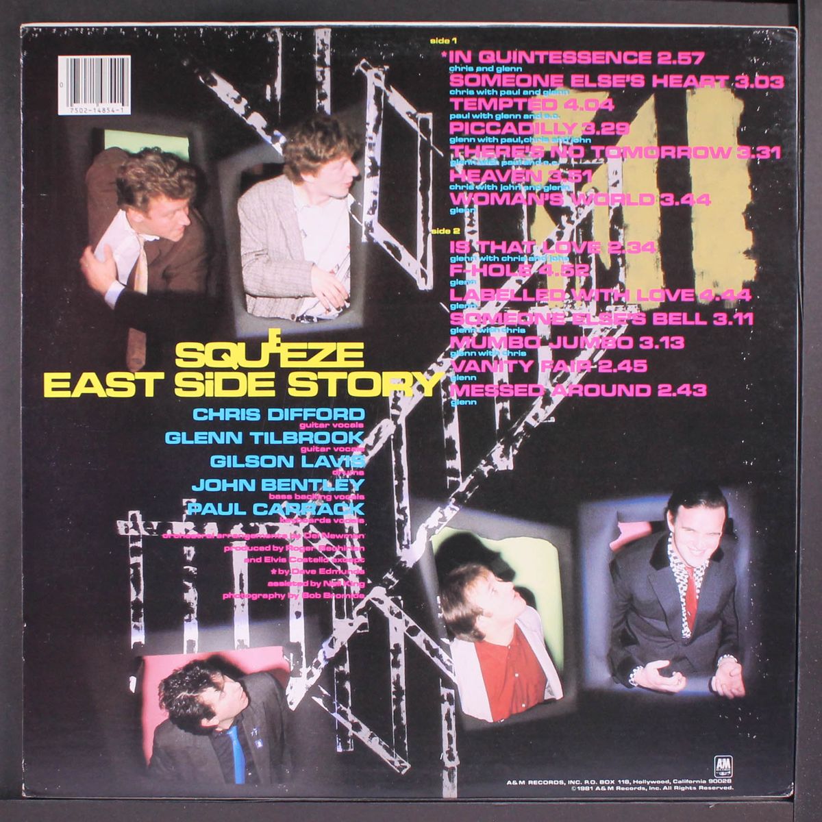 east side story by SQUEEZE