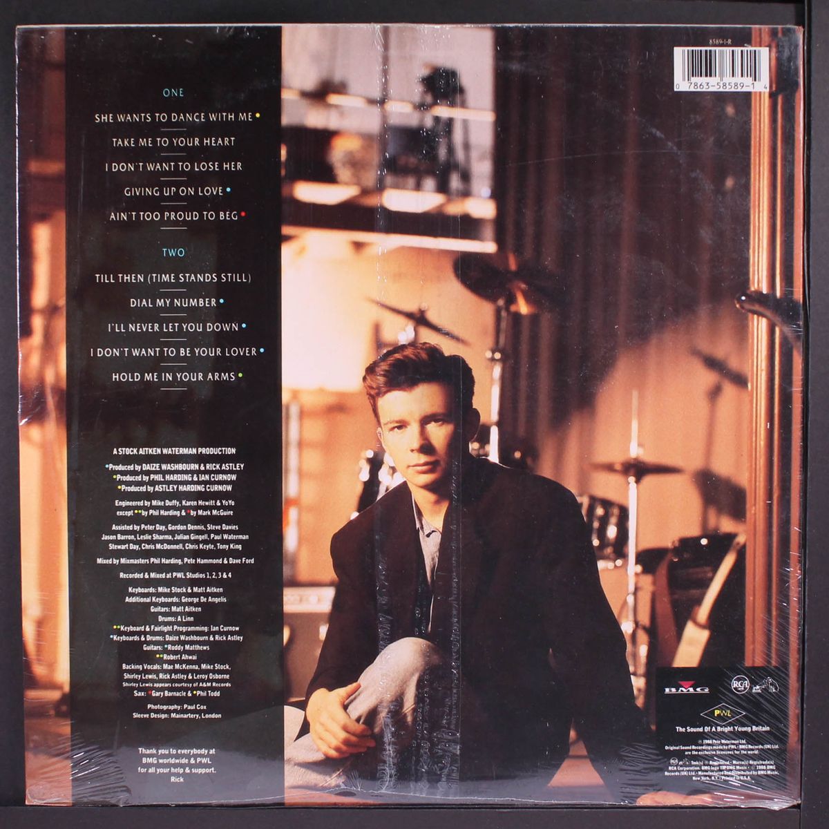 hold me in your arms by RICK ASTLEY