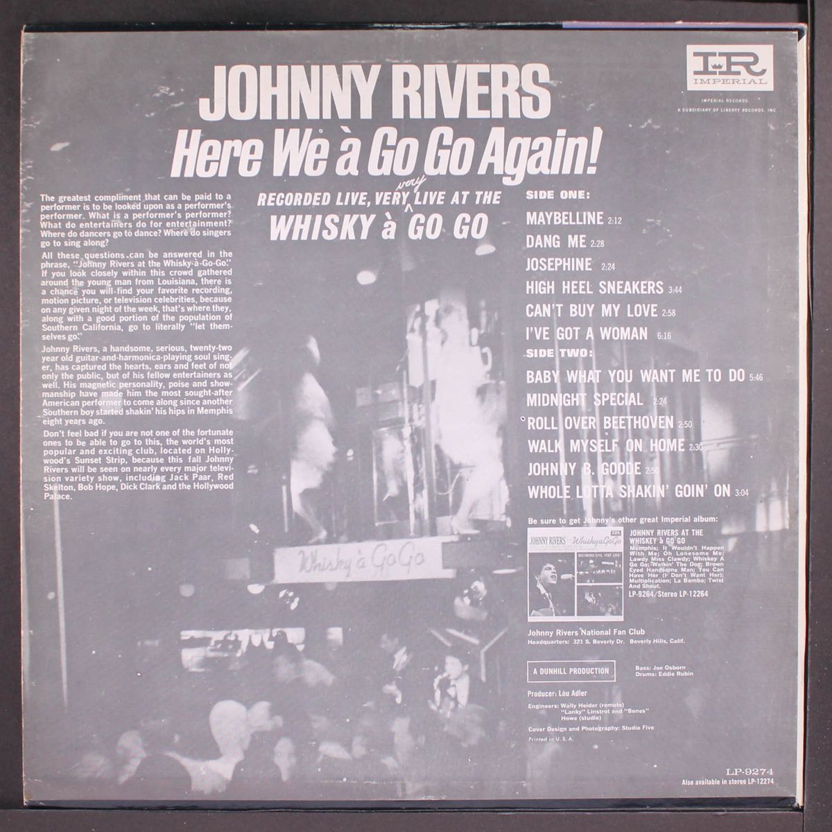 here we a go go again by JOHNNY RIVERS