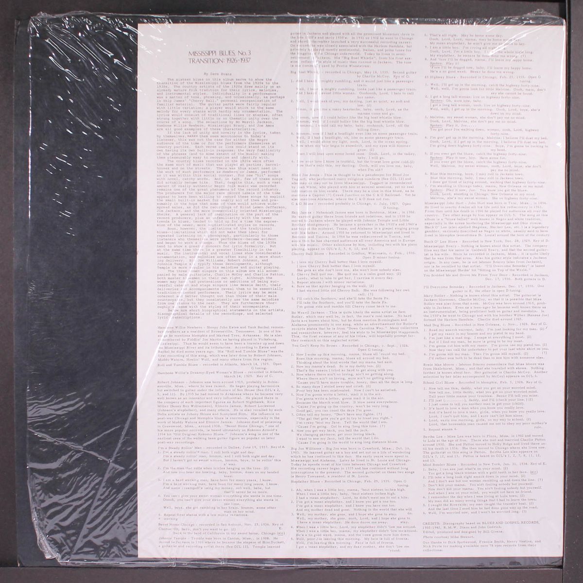 the mississippi blues, no. 3; transition by VARIOUS