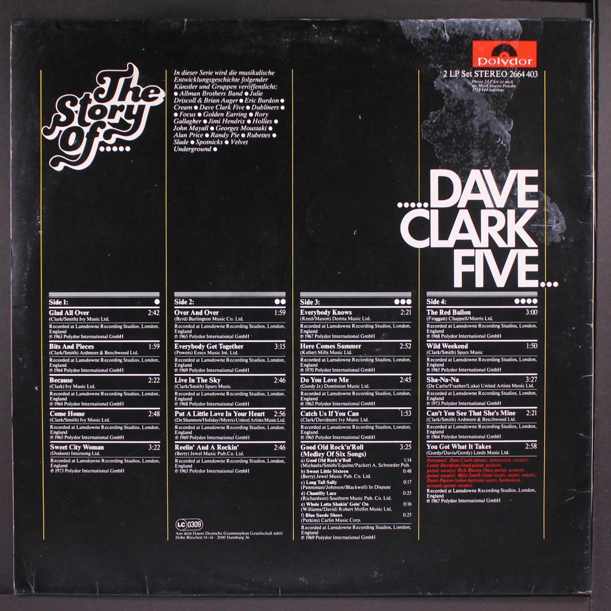 the story of by DAVE CLARK FIVE