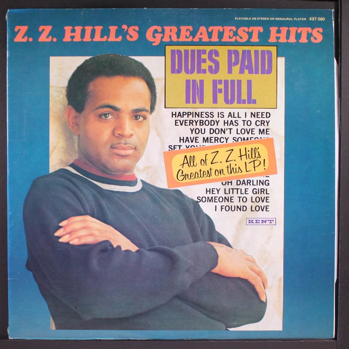 dues paid in full by Z.Z. HILL