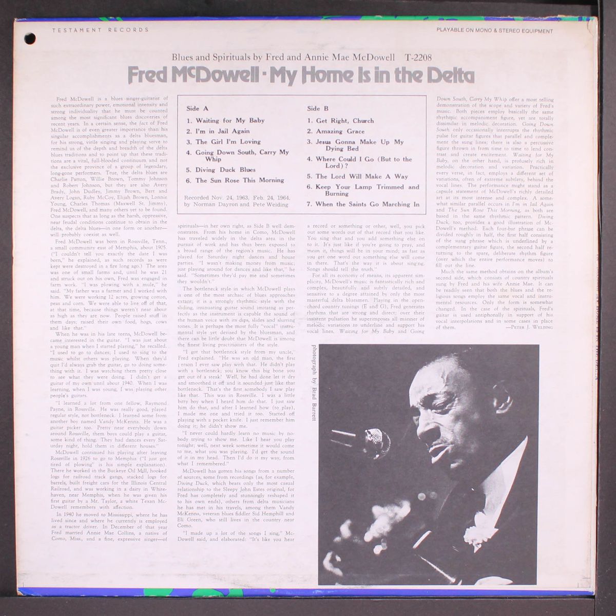 my home is in the delta by FRED MCDOWELL