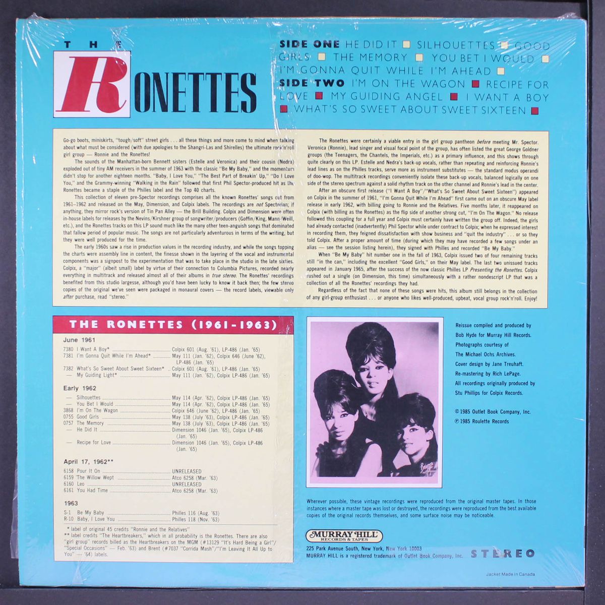 the colpix years by RONETTES
