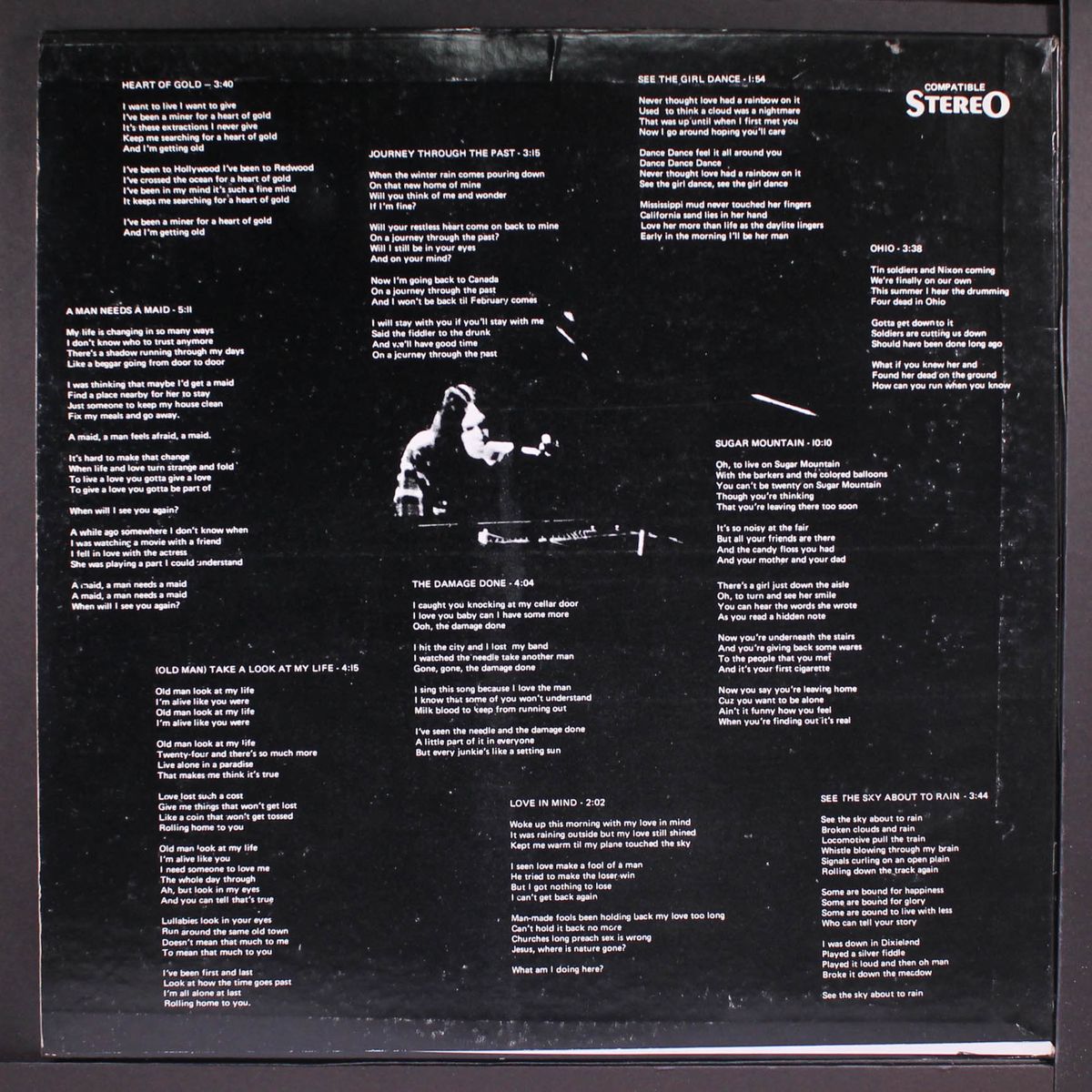 live on sugar mountain-feb. 1, 1971 by NEIL YOUNG