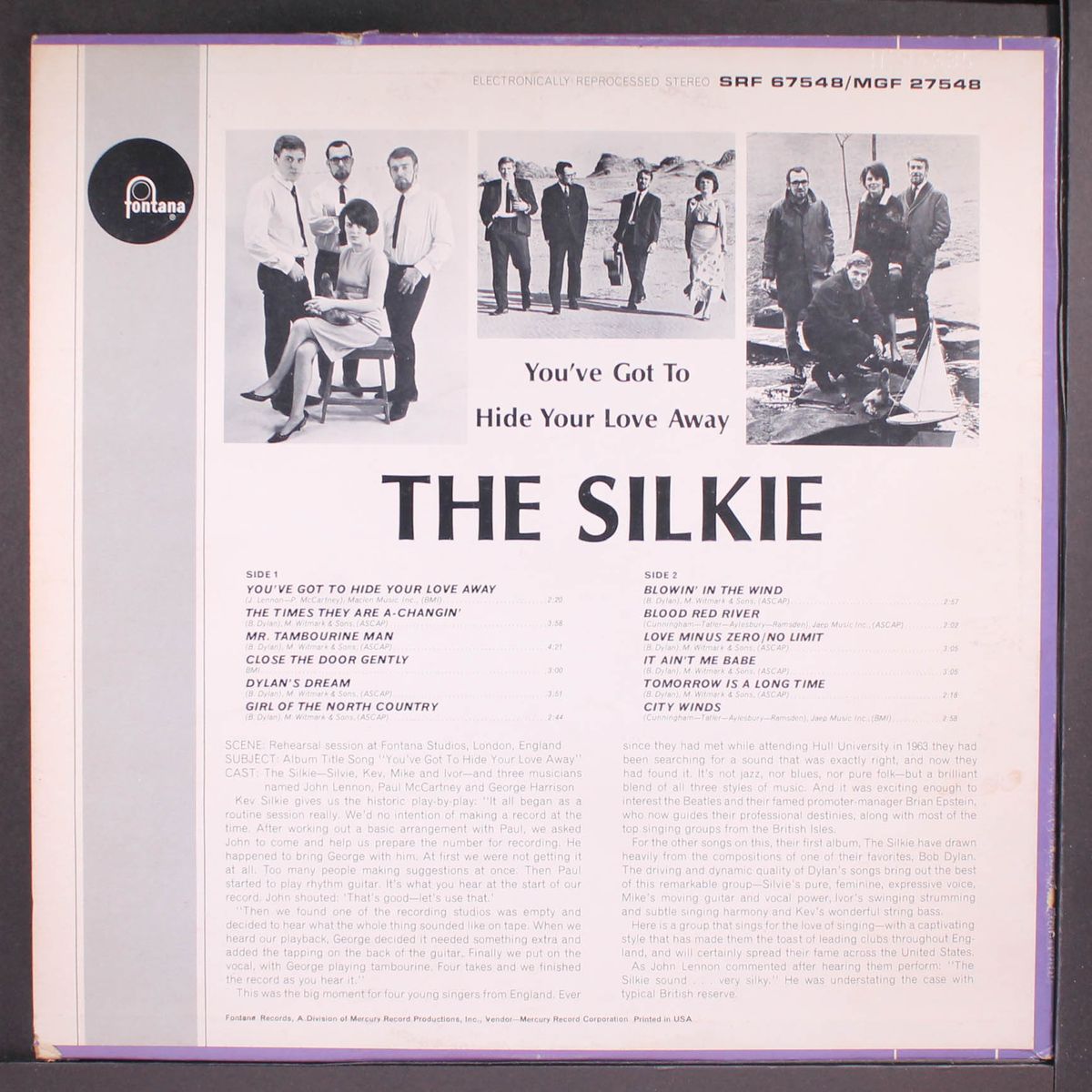 you've got to hide your love away by SILKIE