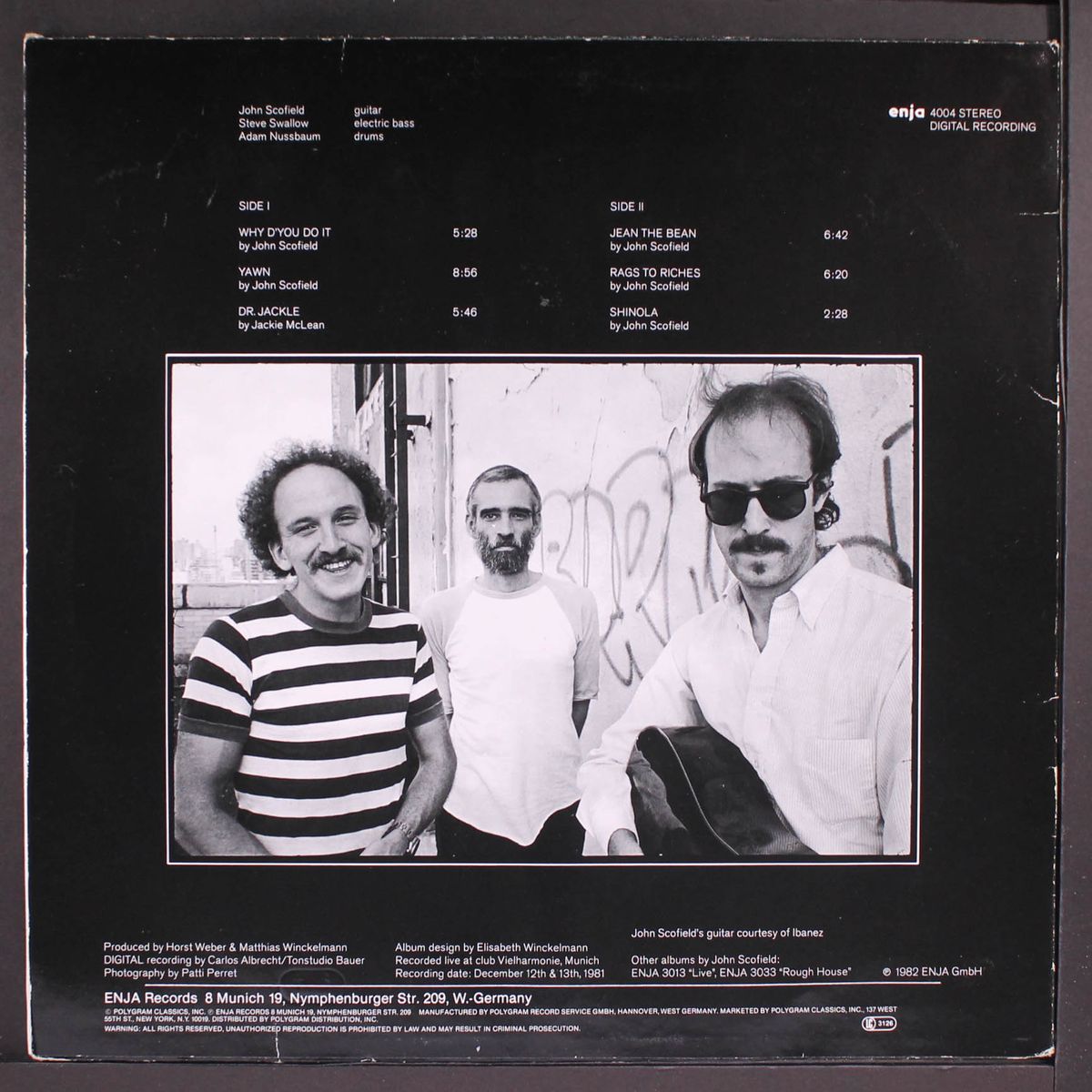 shinola by JOHN SCOFIELD, STEVE SWALLOW & ADAM NUSSBAUM
