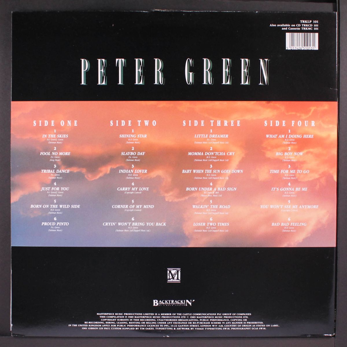 backtrackin' by PETER GREEN