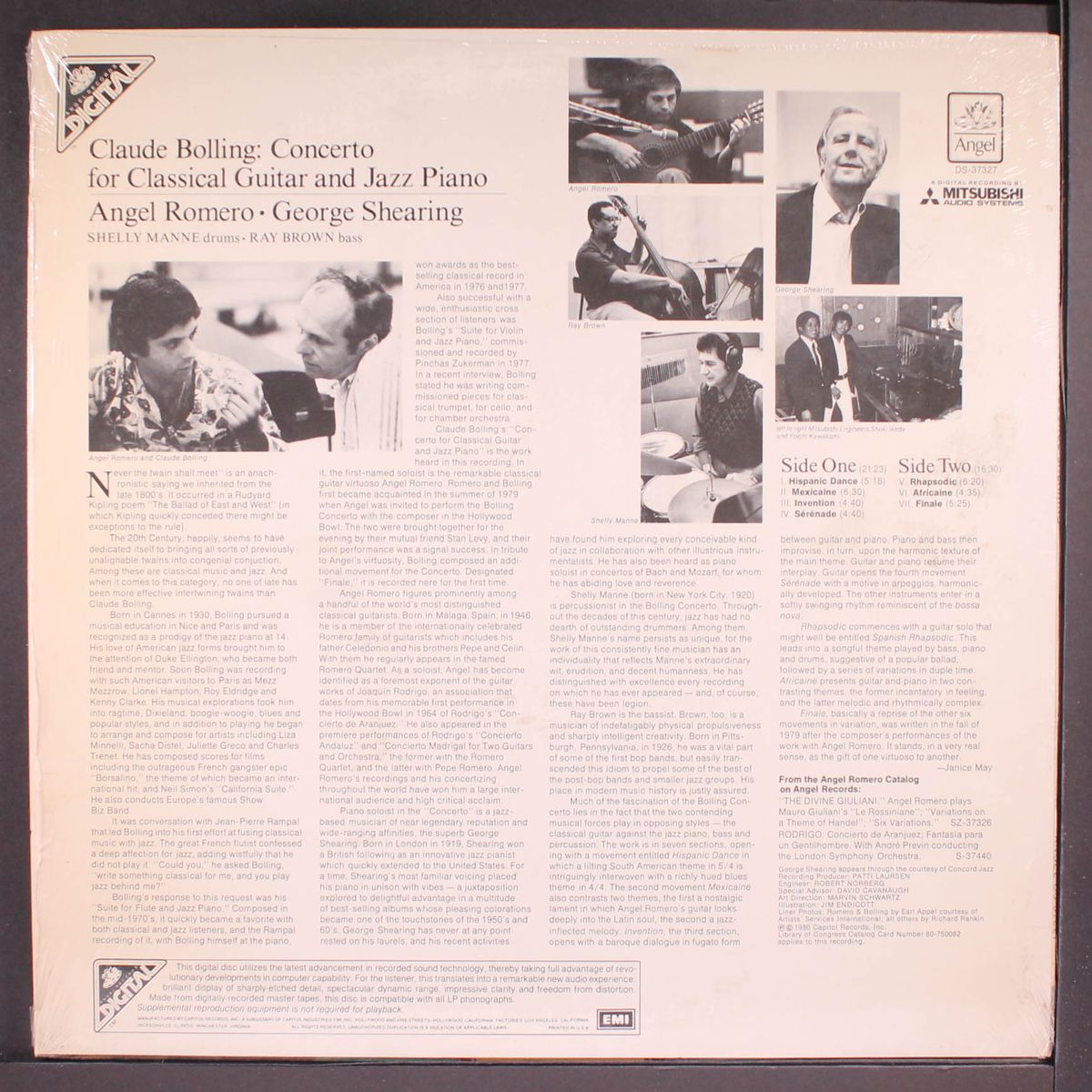 concerto for classic guitar & jazz piano by CLAUDE BOLLING