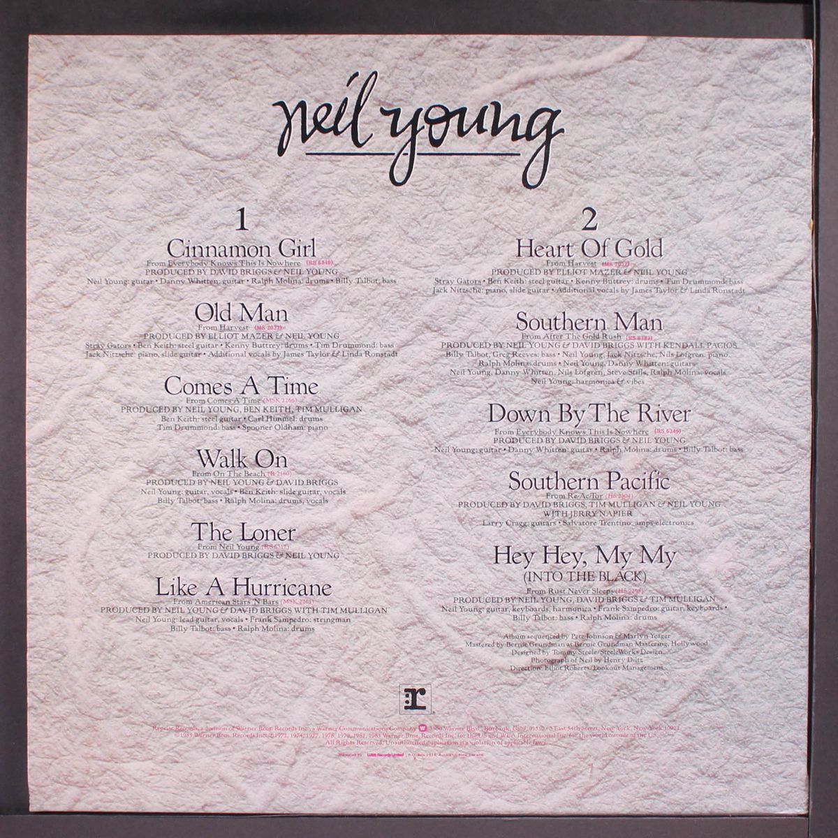greatest hits by NEIL YOUNG