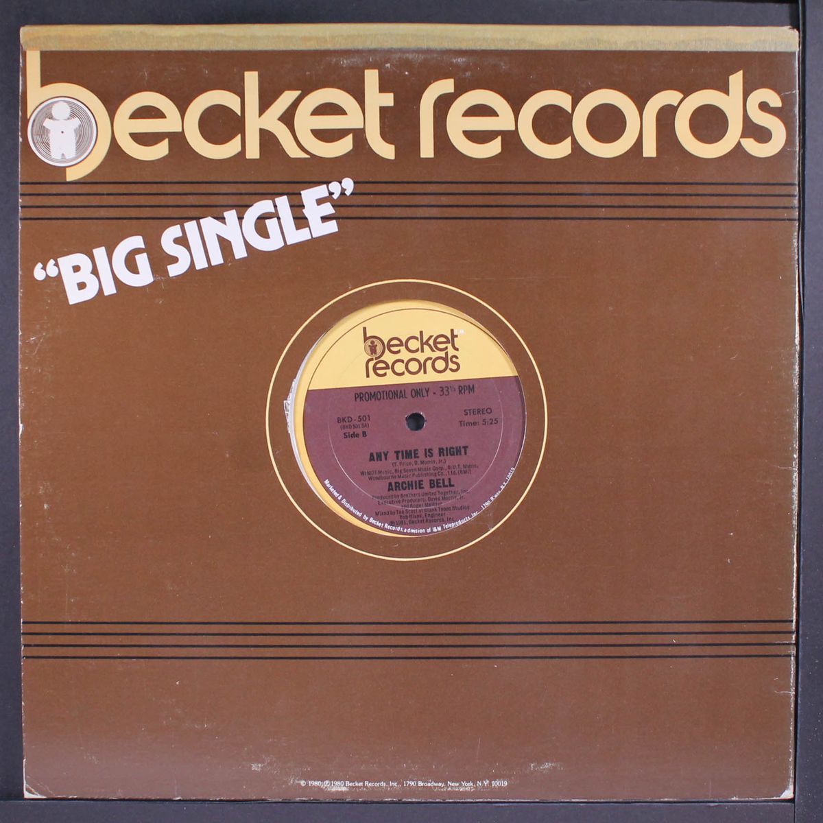 any time is right / same by ARCHIE BELL