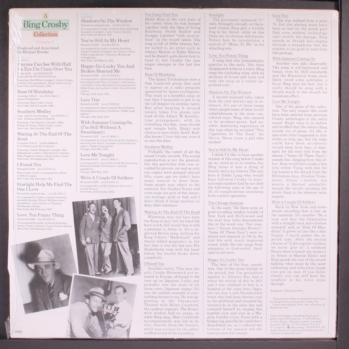 collection, vol. 1 by BING CROSBY