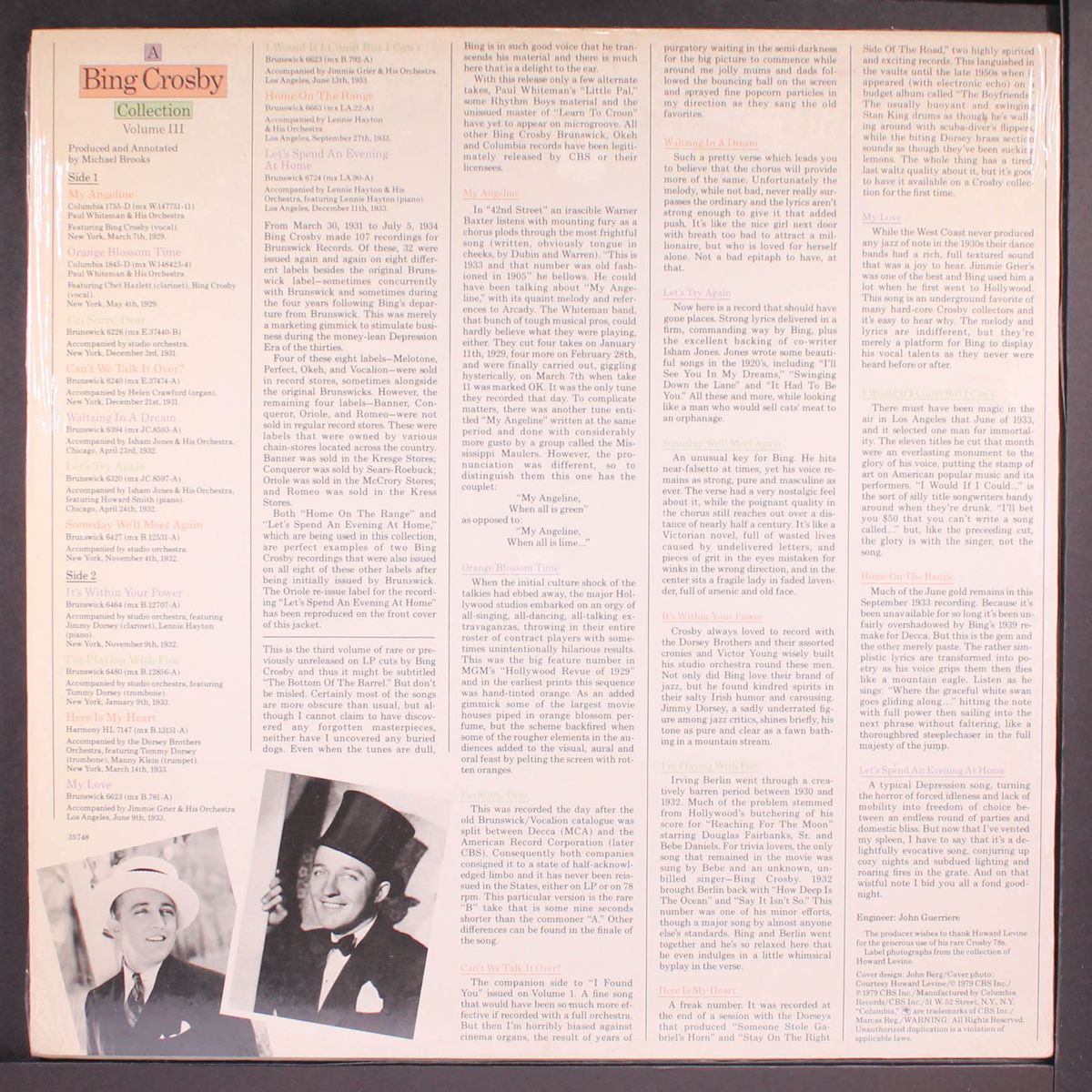 collection, vol. 3 by BING CROSBY