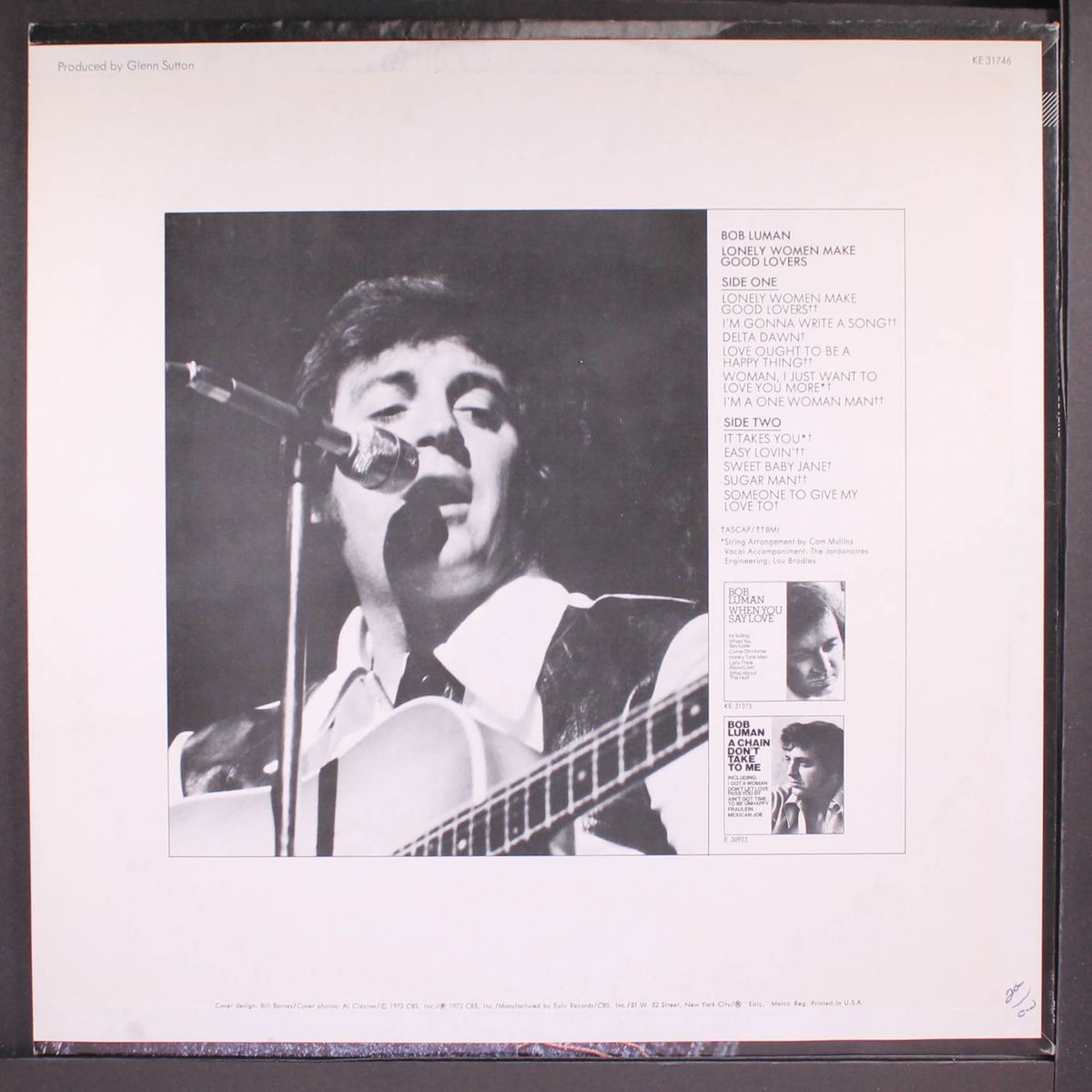 lonely women make good lovers by BOB LUMAN