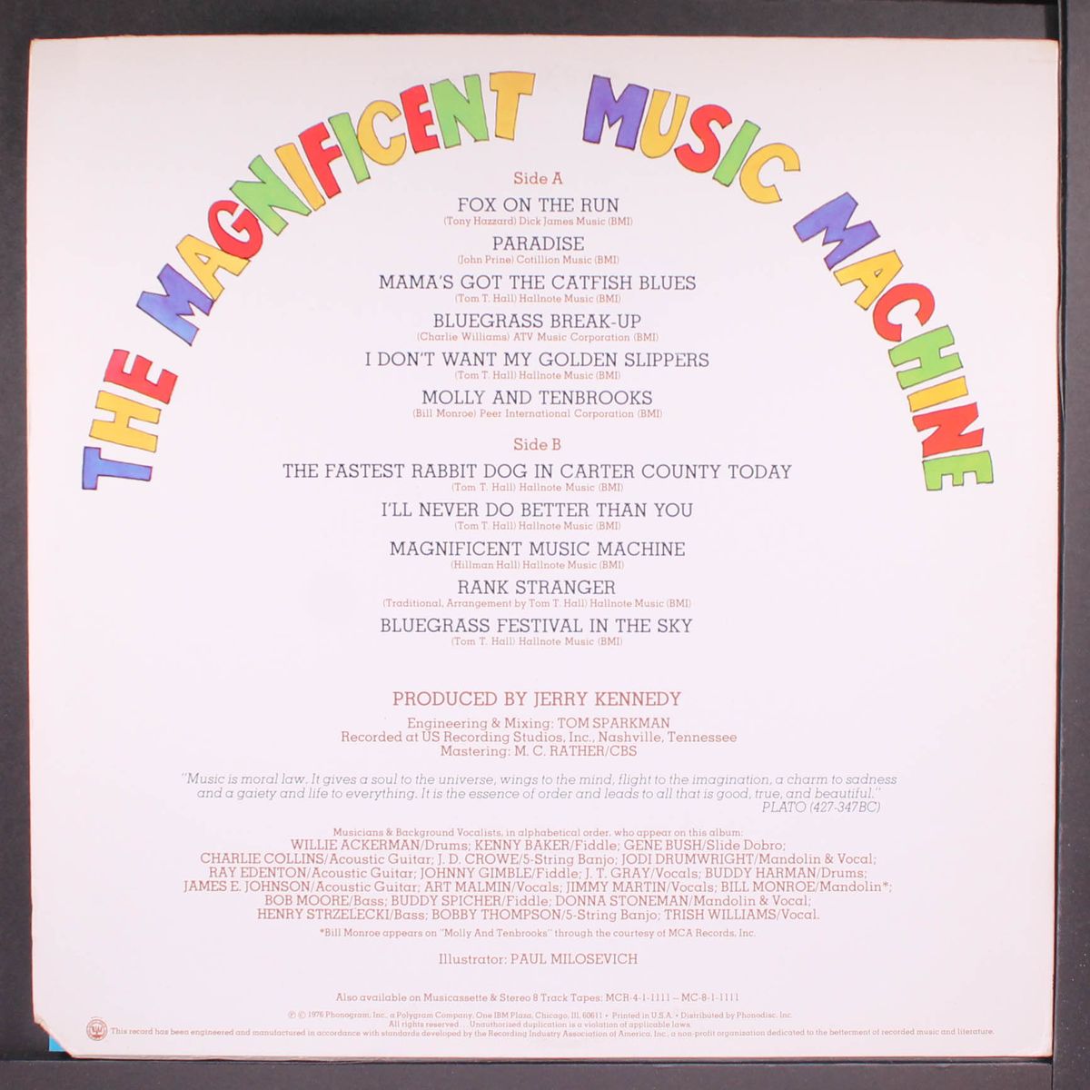 the magnificent music machine by TOM T. HALL