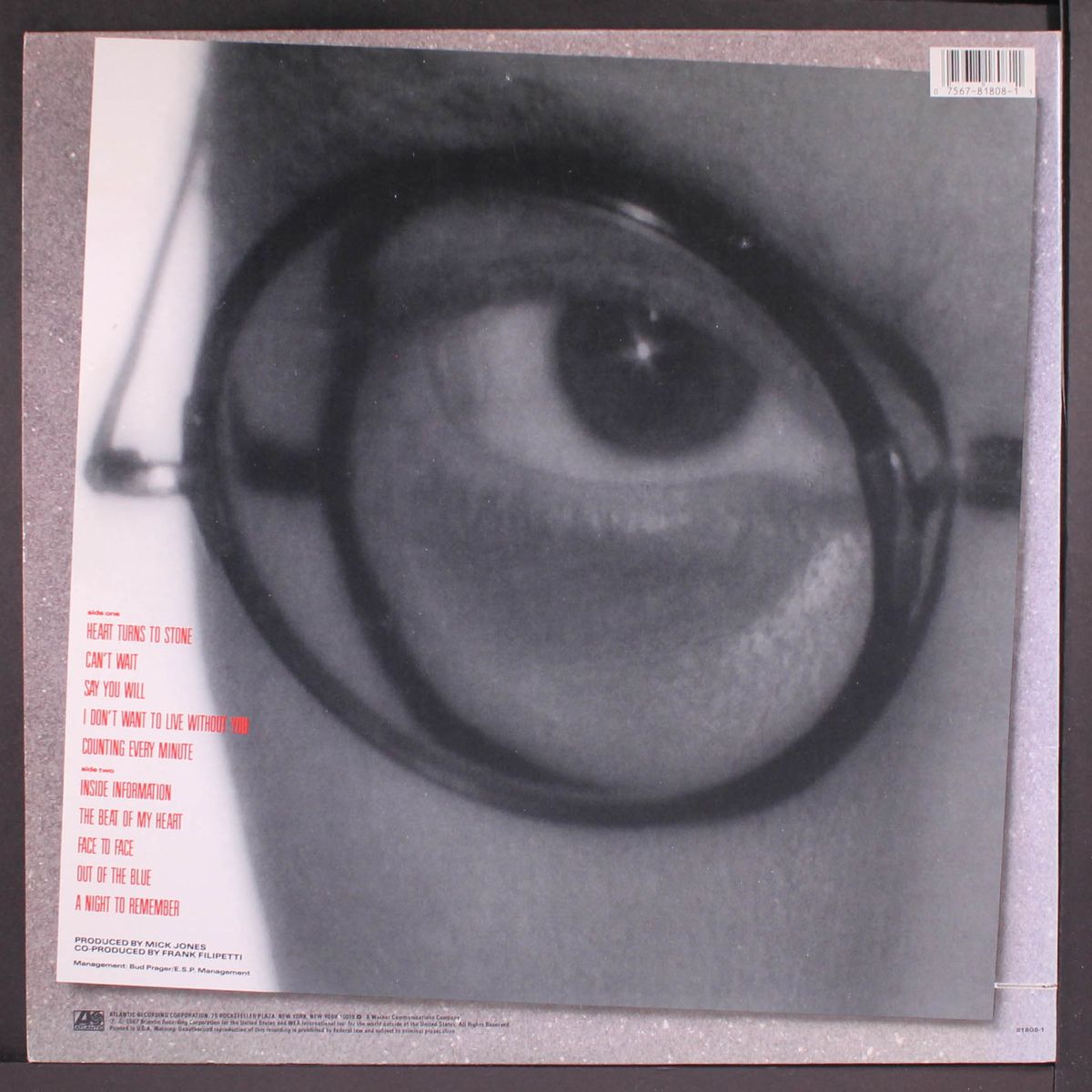 inside information by FOREIGNER
