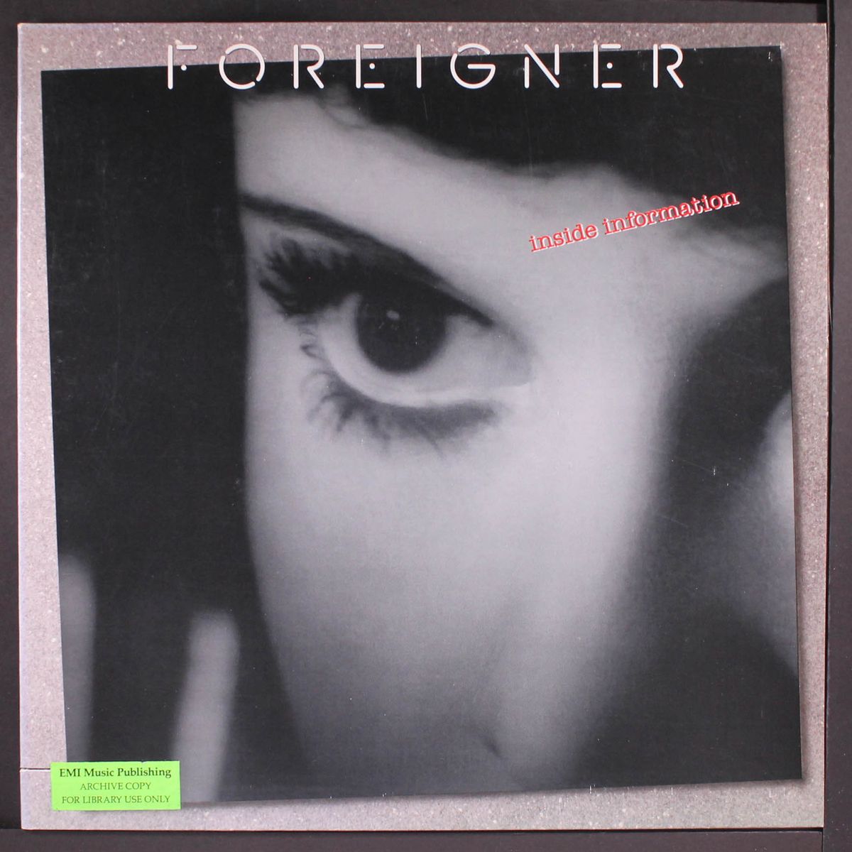 inside information by FOREIGNER