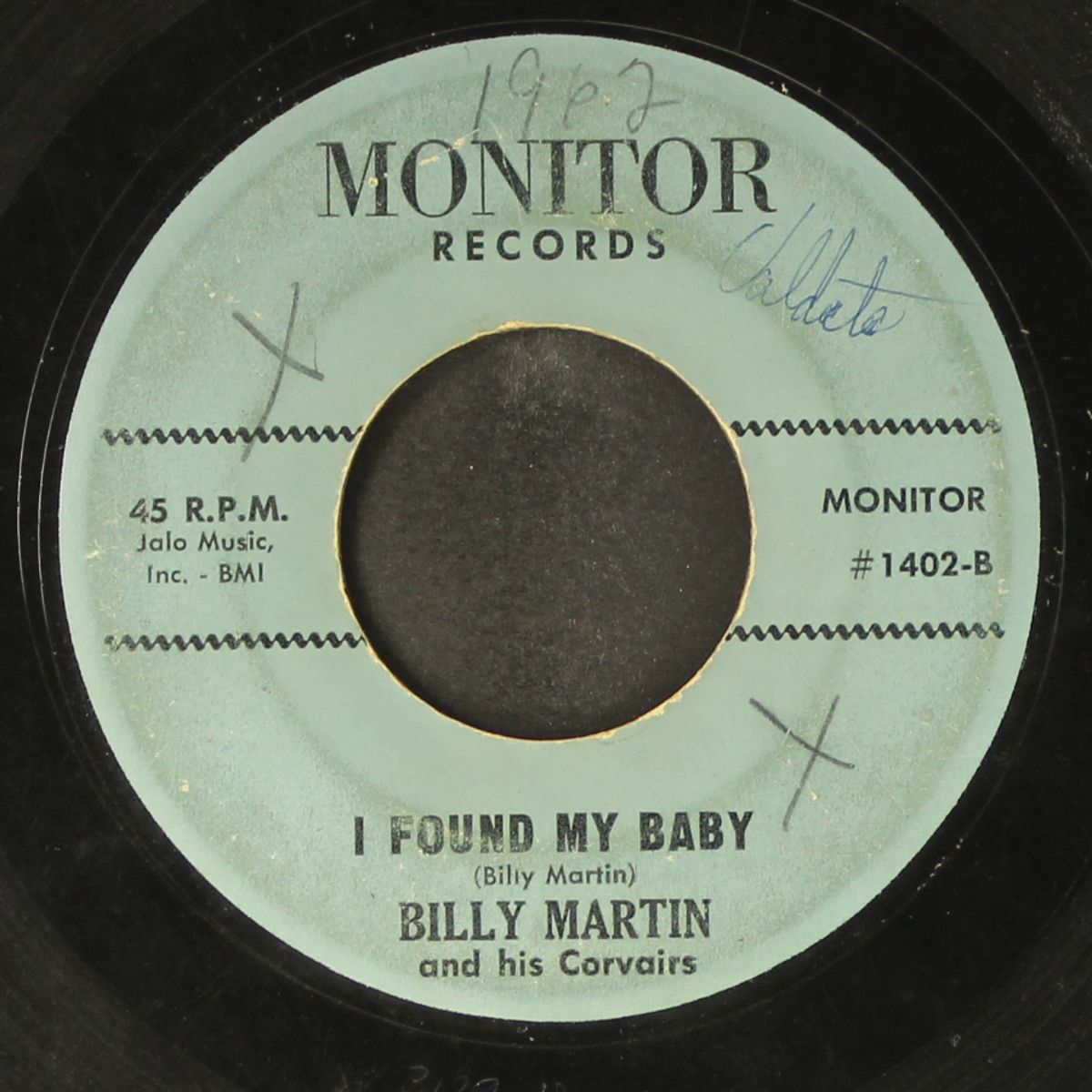 sweeney's twist / i found my baby by BILLY MARTIN