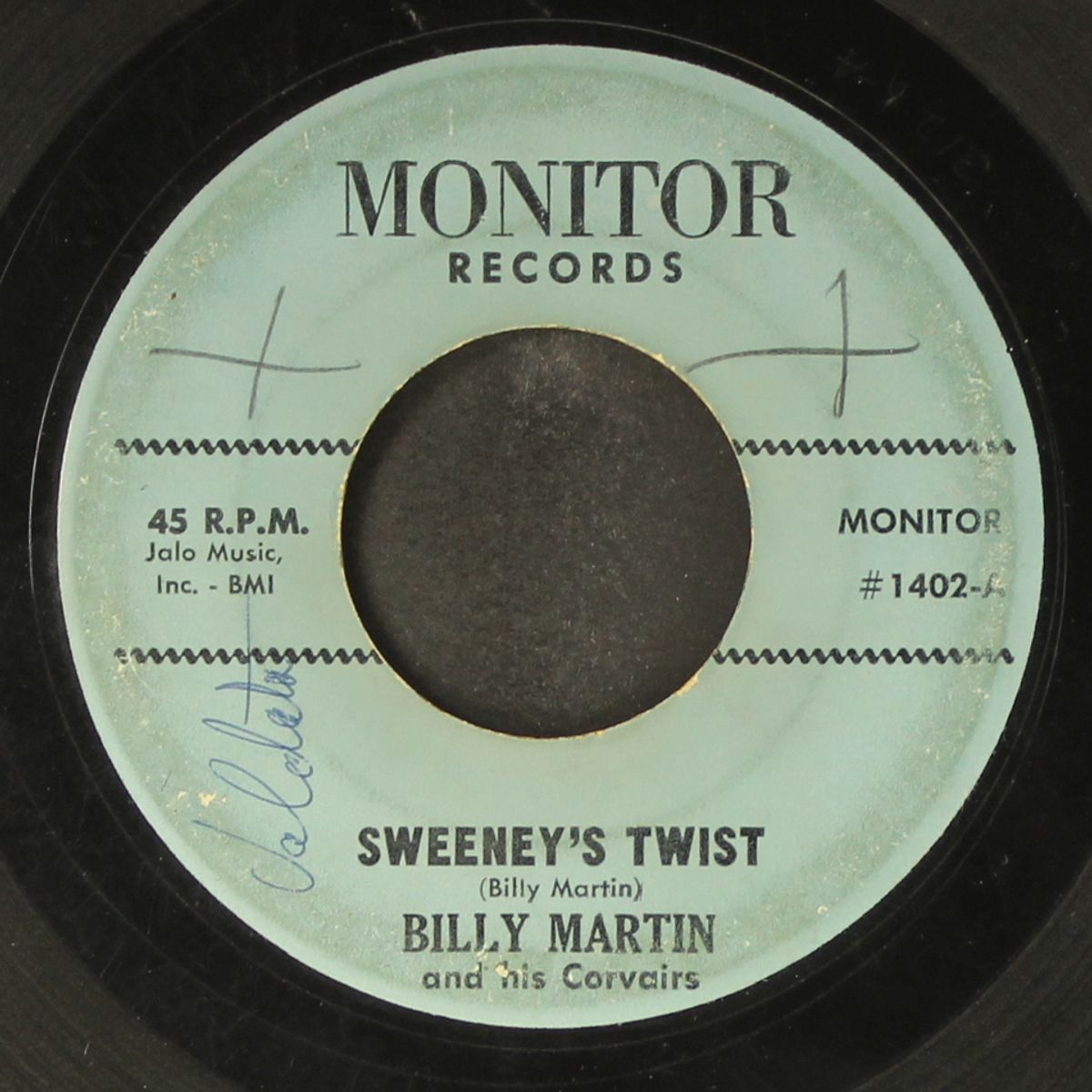 sweeney's twist / i found my baby by BILLY MARTIN